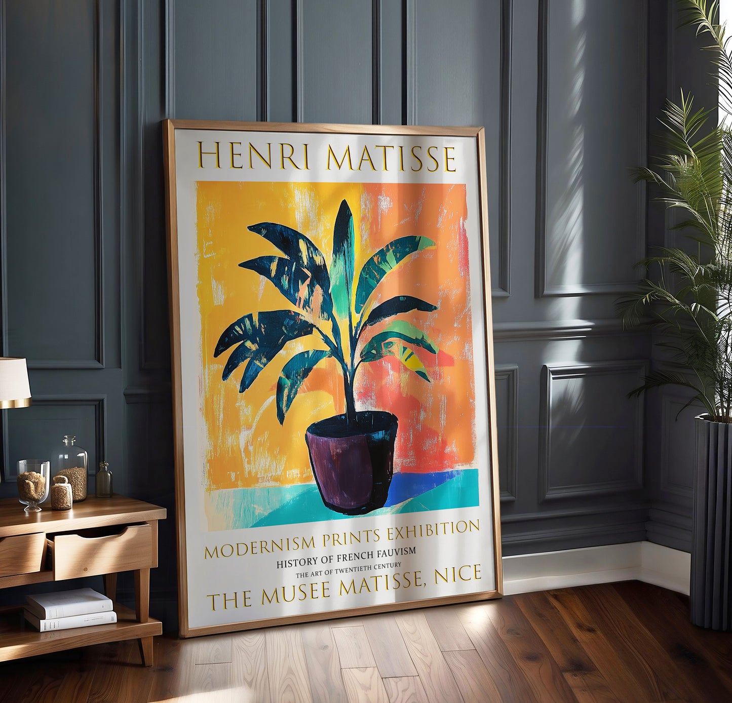 Henri Matisse Print, Henri Matisse Exhibition Poster, Floral Wall Art Picture