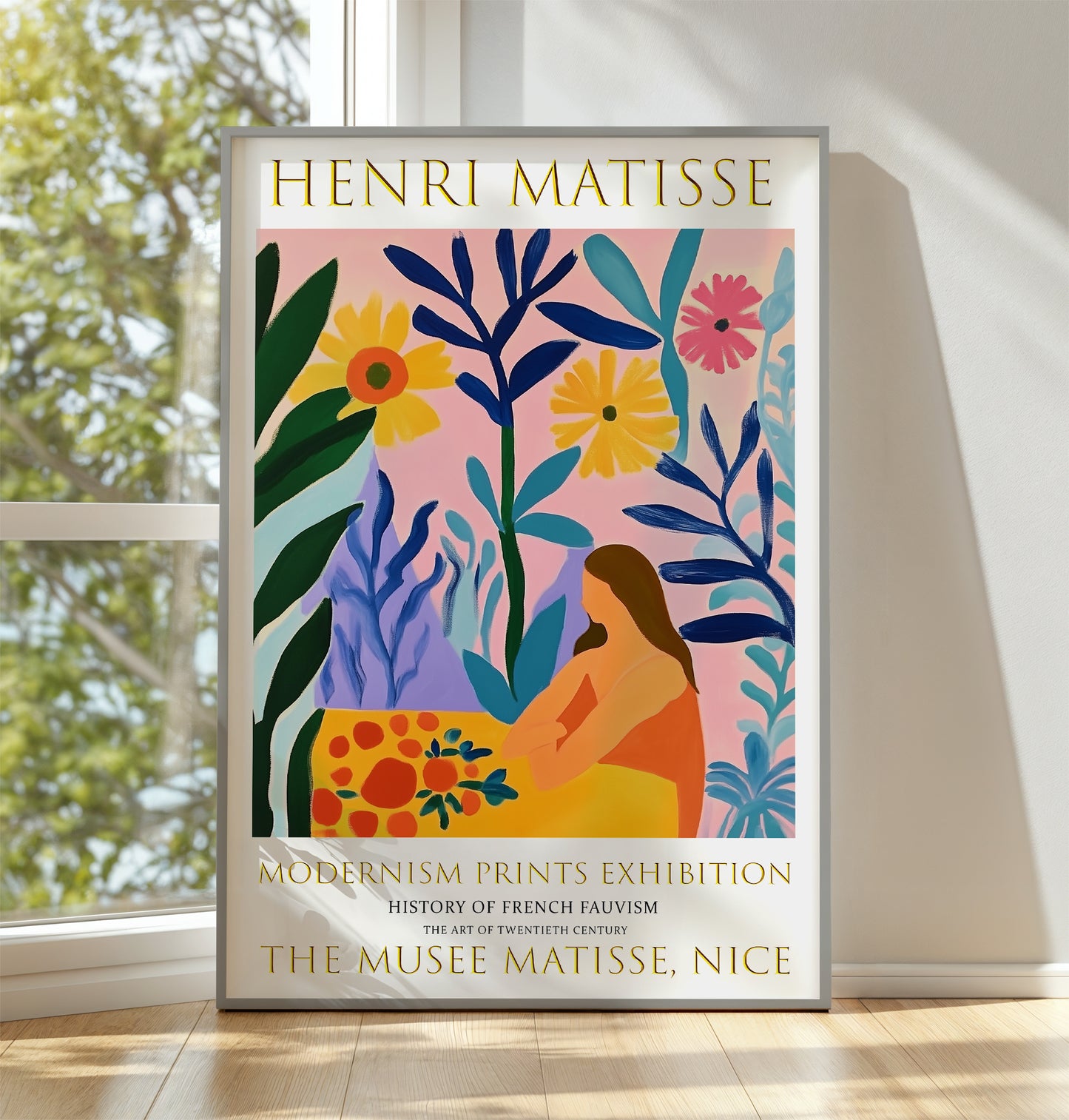 Matisse Print, Henri Matisse Exhibition Poster, Flower Garden Wall Art Picture