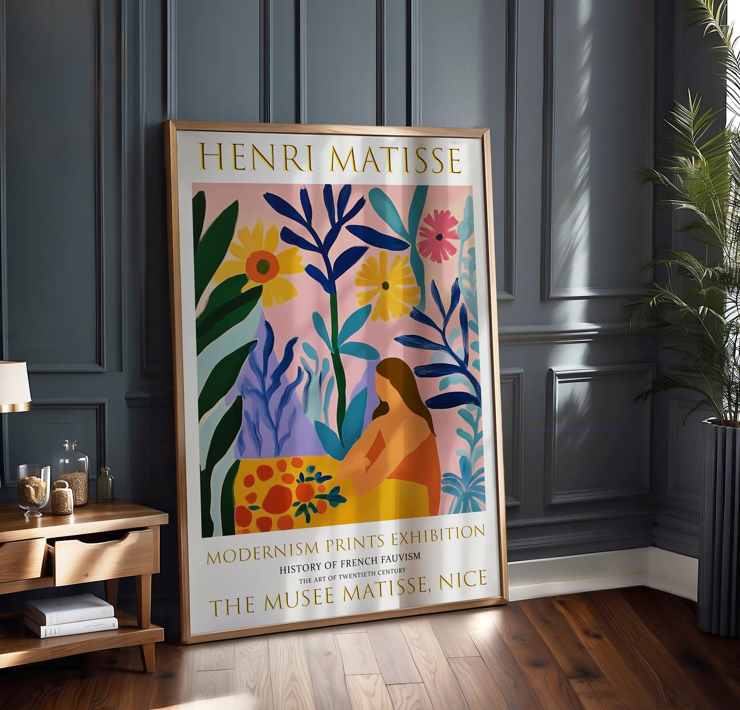 Matisse Print, Henri Matisse Exhibition Poster, Flower Garden Wall Art Picture