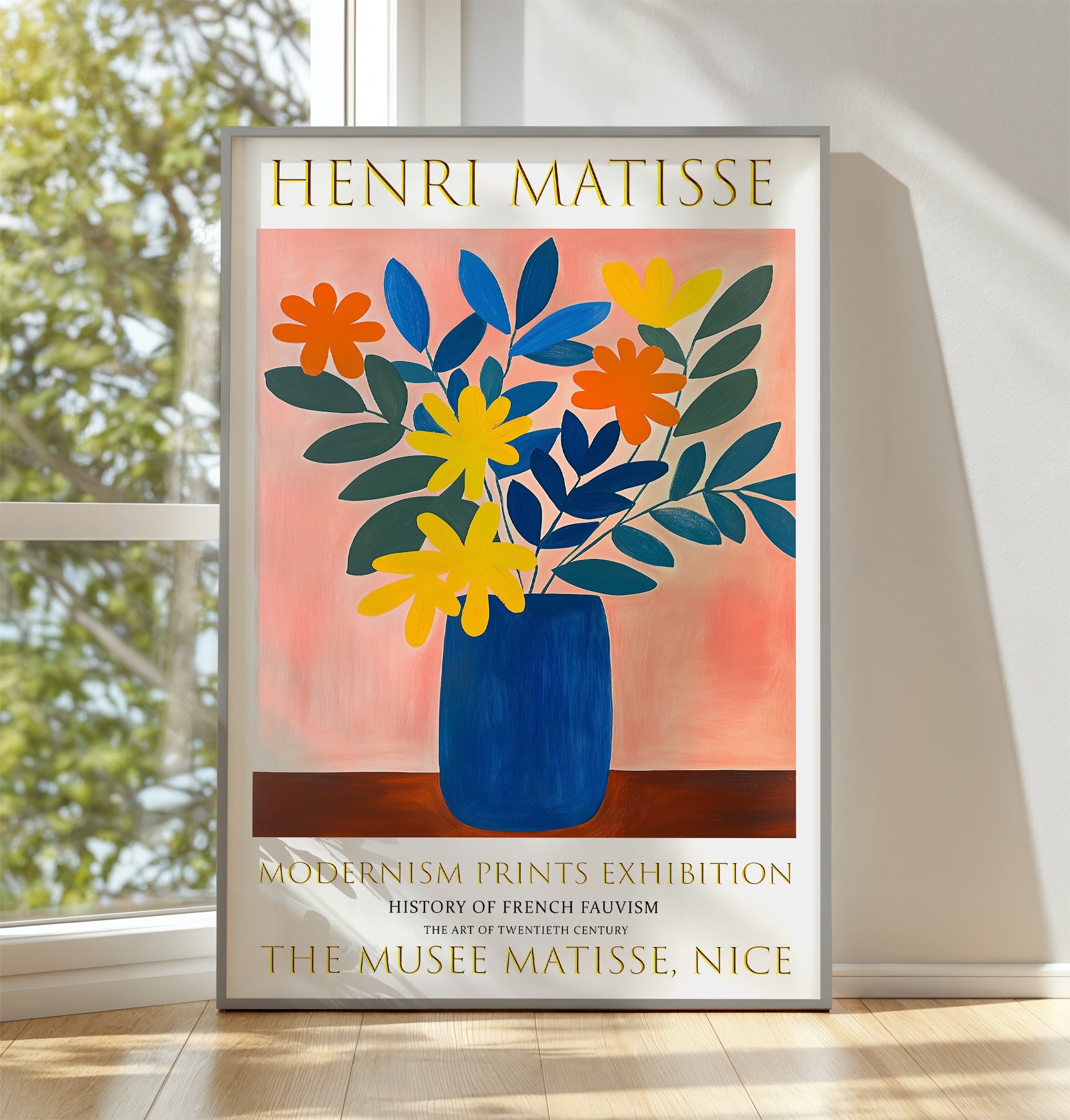 Matisse Print, Henri Matisse Exhibition Poster, Flower Pot Wall Art Picture