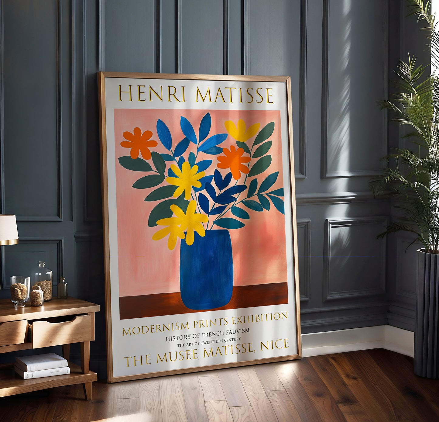 Matisse Print, Henri Matisse Exhibition Poster, Flower Pot Wall Art Picture