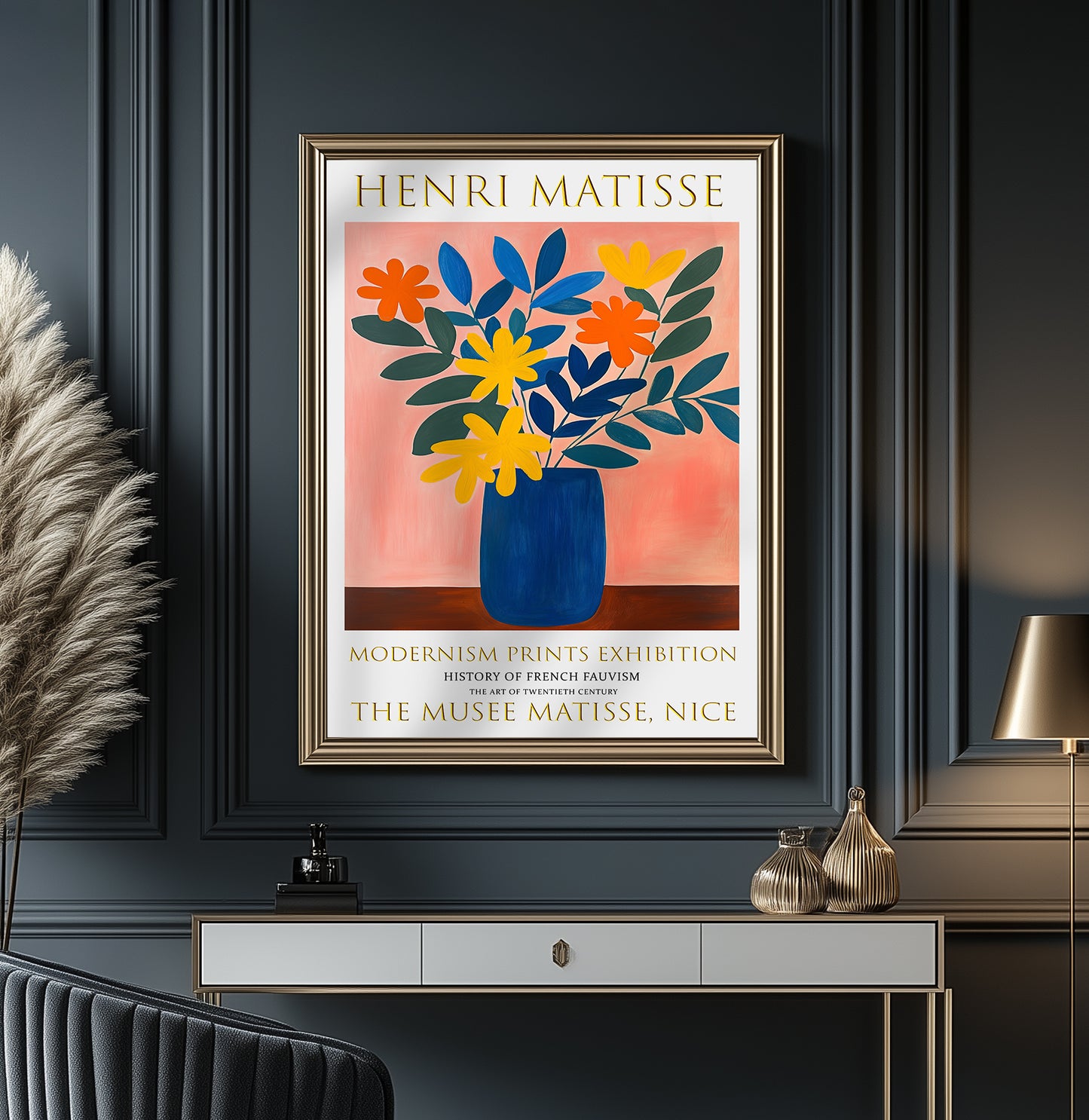 Matisse Print, Henri Matisse Exhibition Poster, Flower Pot Wall Art Picture