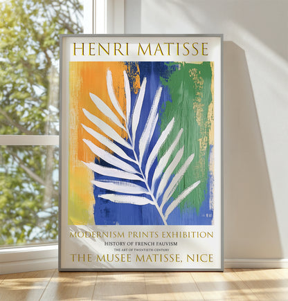 Matisse Print, Henri Matisse Exhibition Poster, Summer Palm Leaf Wall Art Decor