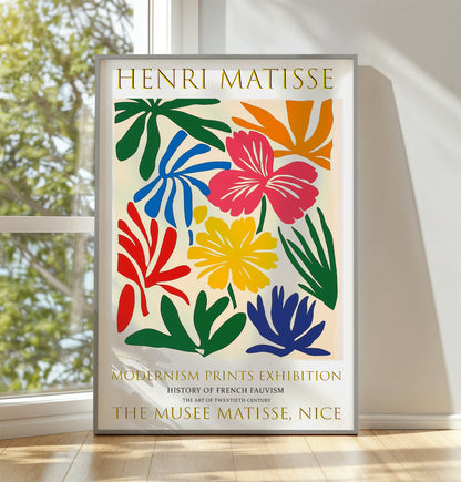 Matisse Print, Henri Matisse Exhibition Poster, Tropical Leaves Wall Art Picture