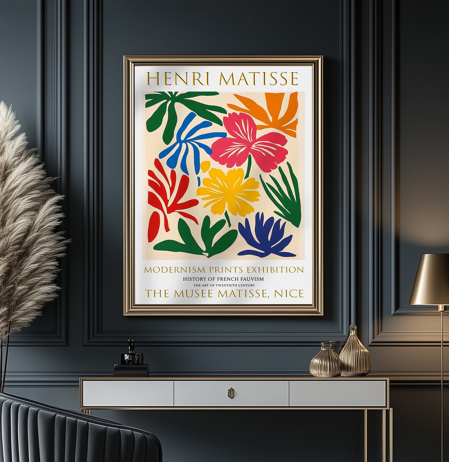 Matisse Print, Henri Matisse Exhibition Poster, Tropical Leaves Wall Art Picture