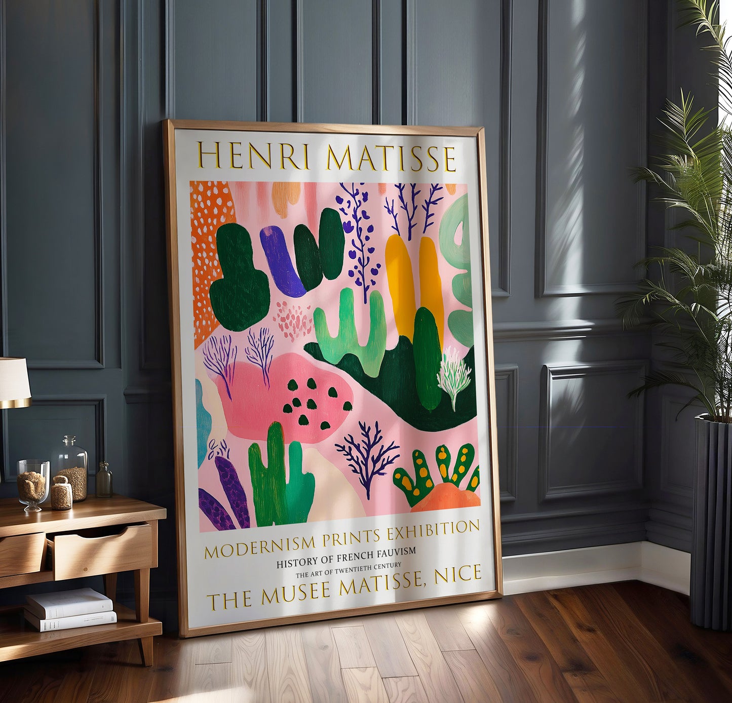 Matisse Print, Henri Matisse Exhibition Poster, Cactus Garden Wall Art Picture