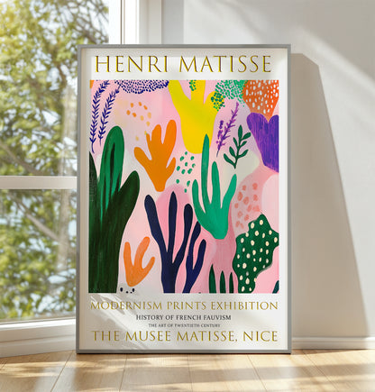 Matisse Print, Henri Matisse Exhibition Poster, Tropical Garden Wall Art Picture