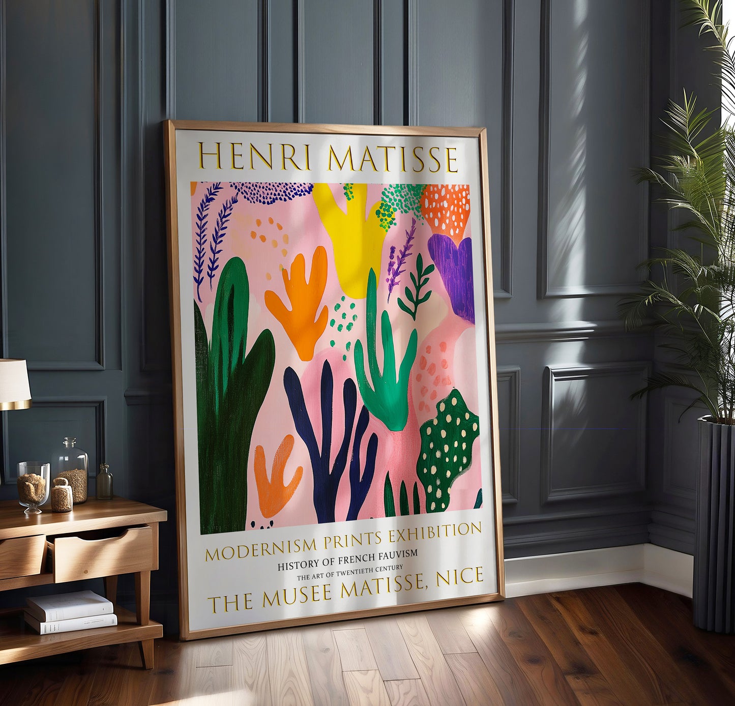 Matisse Print, Henri Matisse Exhibition Poster, Tropical Garden Wall Art Picture