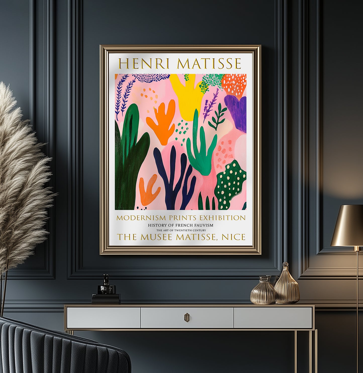 Matisse Print, Henri Matisse Exhibition Poster, Tropical Garden Wall Art Picture