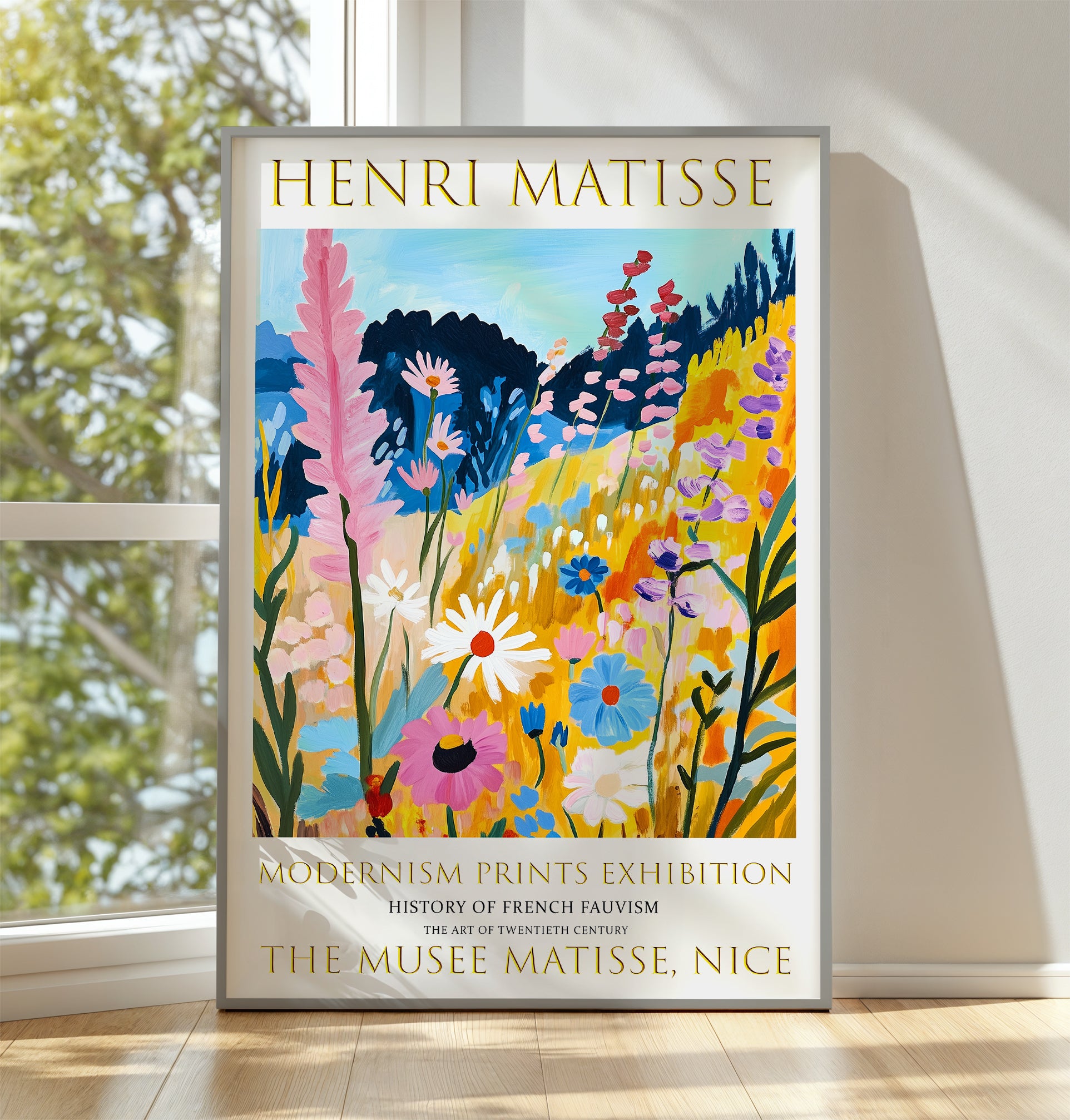 Matisse Print, Henri Matisse Exhibition Poster, Summer Garden Wall Art Painting