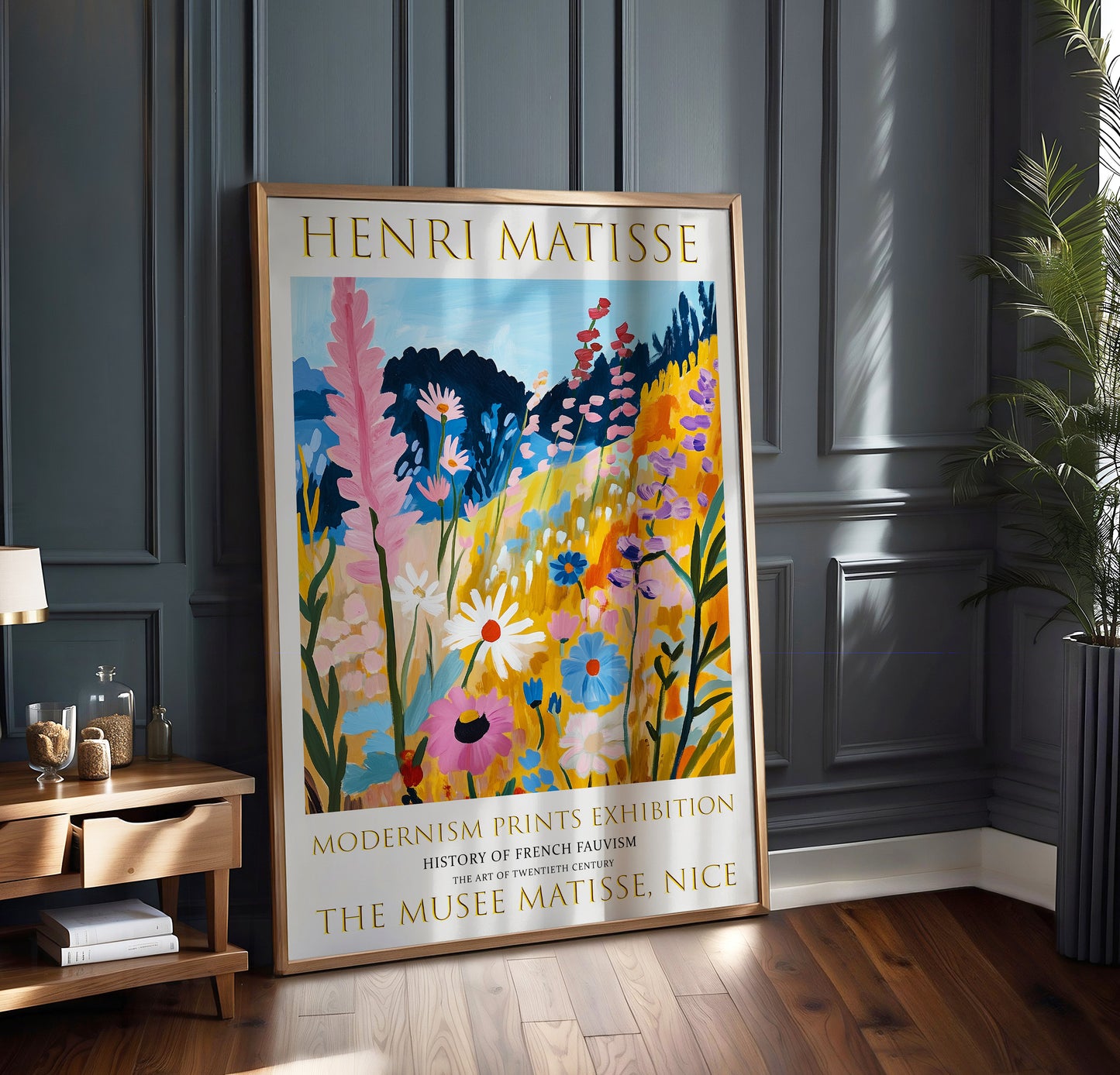 Matisse Print, Henri Matisse Exhibition Poster, Summer Garden Wall Art Painting