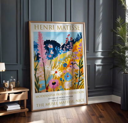 Matisse Print, Henri Matisse Exhibition Poster, Summer Garden Wall Art Painting