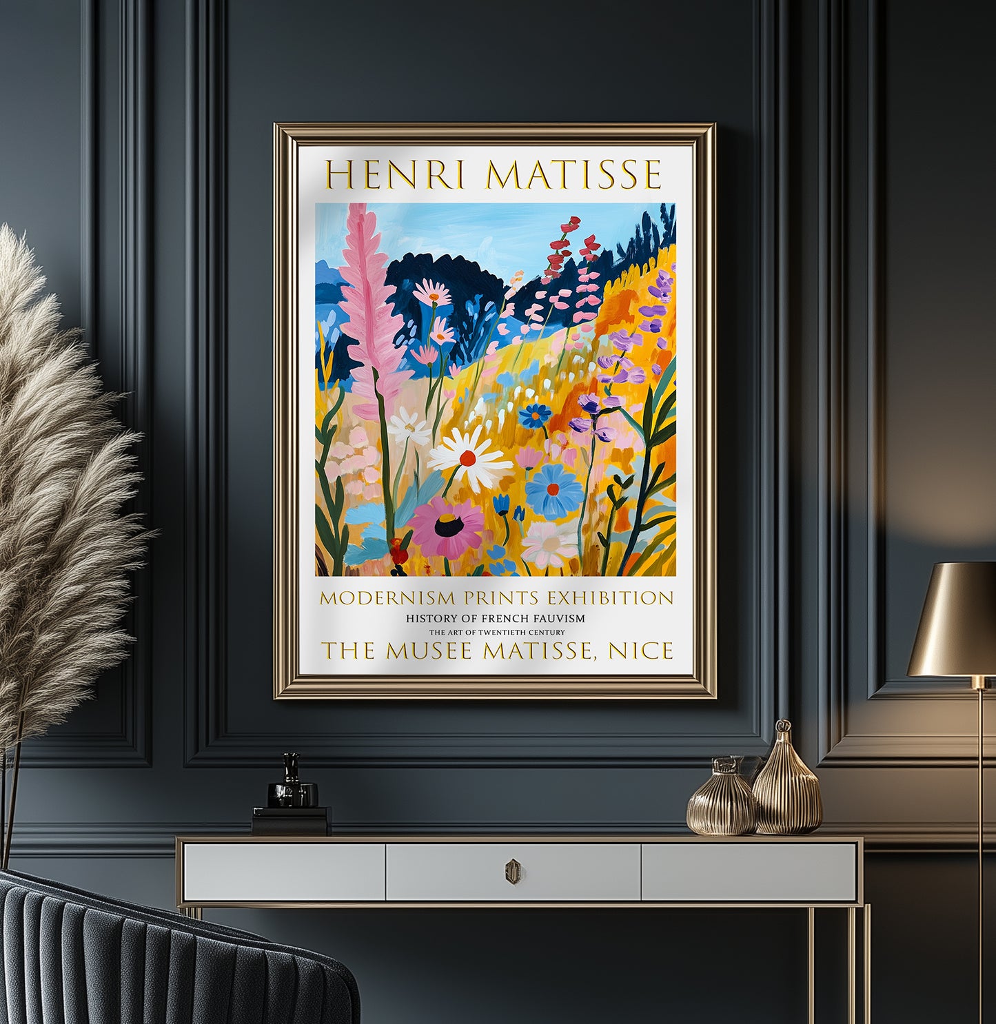 Matisse Print, Henri Matisse Exhibition Poster, Summer Garden Wall Art Painting