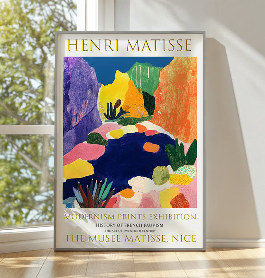 Matisse Wall Art, Henri Matisse Exhibition Poster, Flower Garden Print Picture