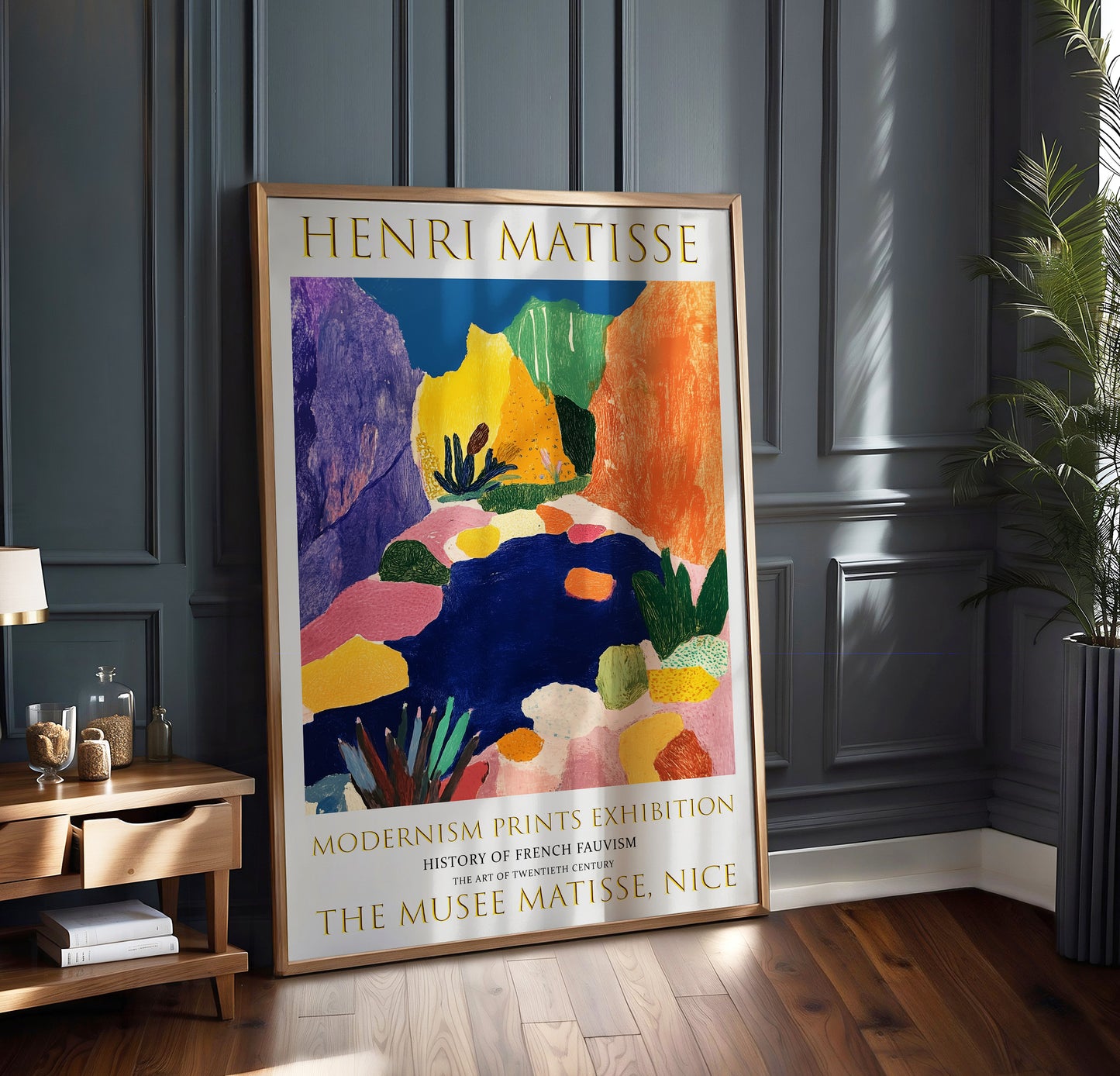 Matisse Wall Art, Henri Matisse Exhibition Poster, Flower Garden Print Picture