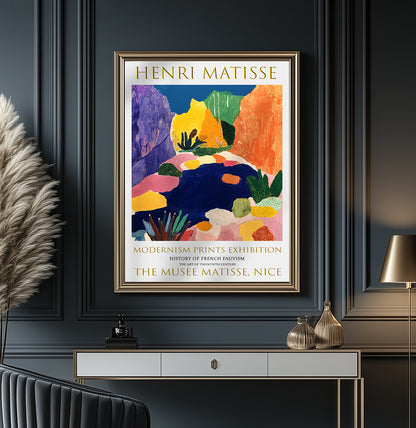 Matisse Wall Art, Henri Matisse Exhibition Poster, Flower Garden Print Picture
