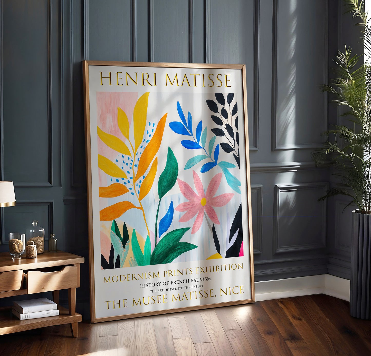 Matisse Wall Art, Henri Matisse Exhibition Poster, Summer Flowers Print Picture