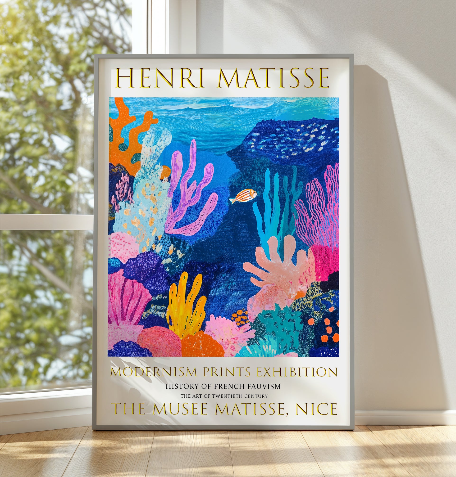 Matisse Print, Henri Matisse Exhibition Poster, Fish Wall Art Picture