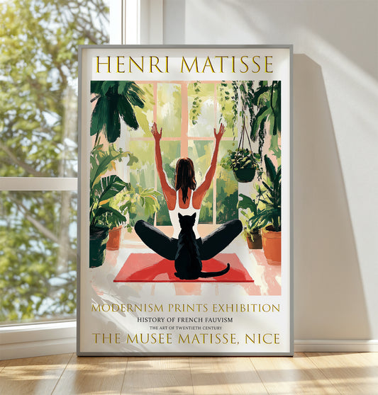 Matisse Print, Henri Matisse Poster, Yoga Exhibition Wall Art Picture Painting