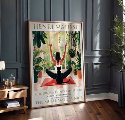 Matisse Print, Henri Matisse Poster, Yoga Exhibition Wall Art Picture Painting