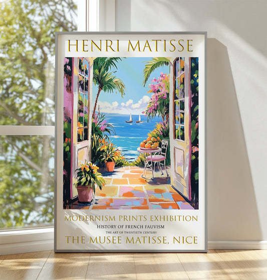 Open Window Henri Matisse Print, Henri Matisse Poster, Summer Wall Art Picture