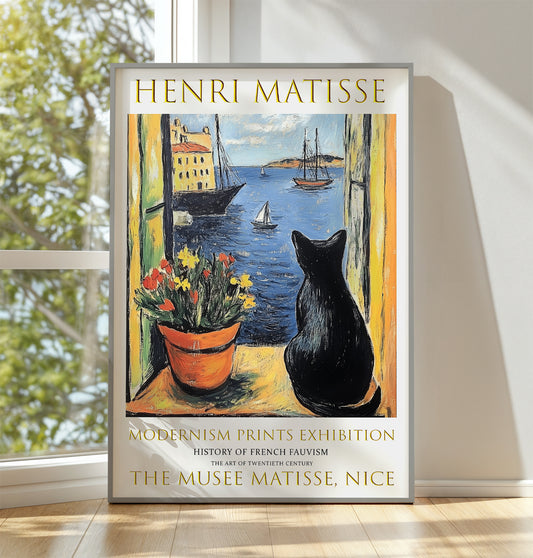 Henri Matisse Print, Henri Matisse Poster, French Exhibition Wall Art Picture #1