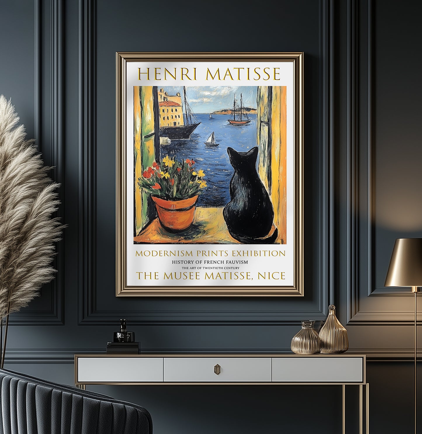 Henri Matisse Print, Henri Matisse Poster, French Exhibition Wall Art Picture #1