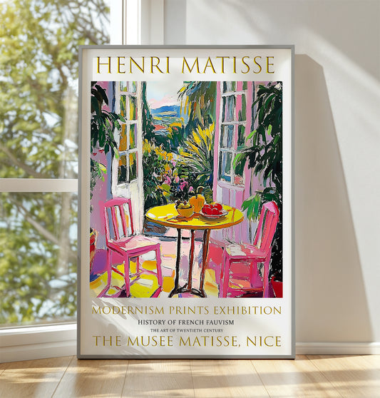 Henri Matisse Print, Henri Matisse Poster, French Exhibition Wall Art Picture