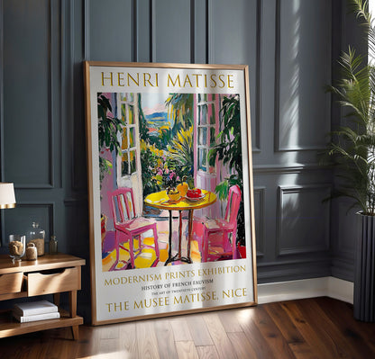 Open Window Henri Matisse Print, Henri Matisse Poster, French Exhibition, Garden View Wall Art Picture