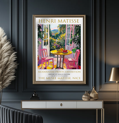 Open Window Henri Matisse Print, Henri Matisse Poster, French Exhibition, Garden View Wall Art Picture