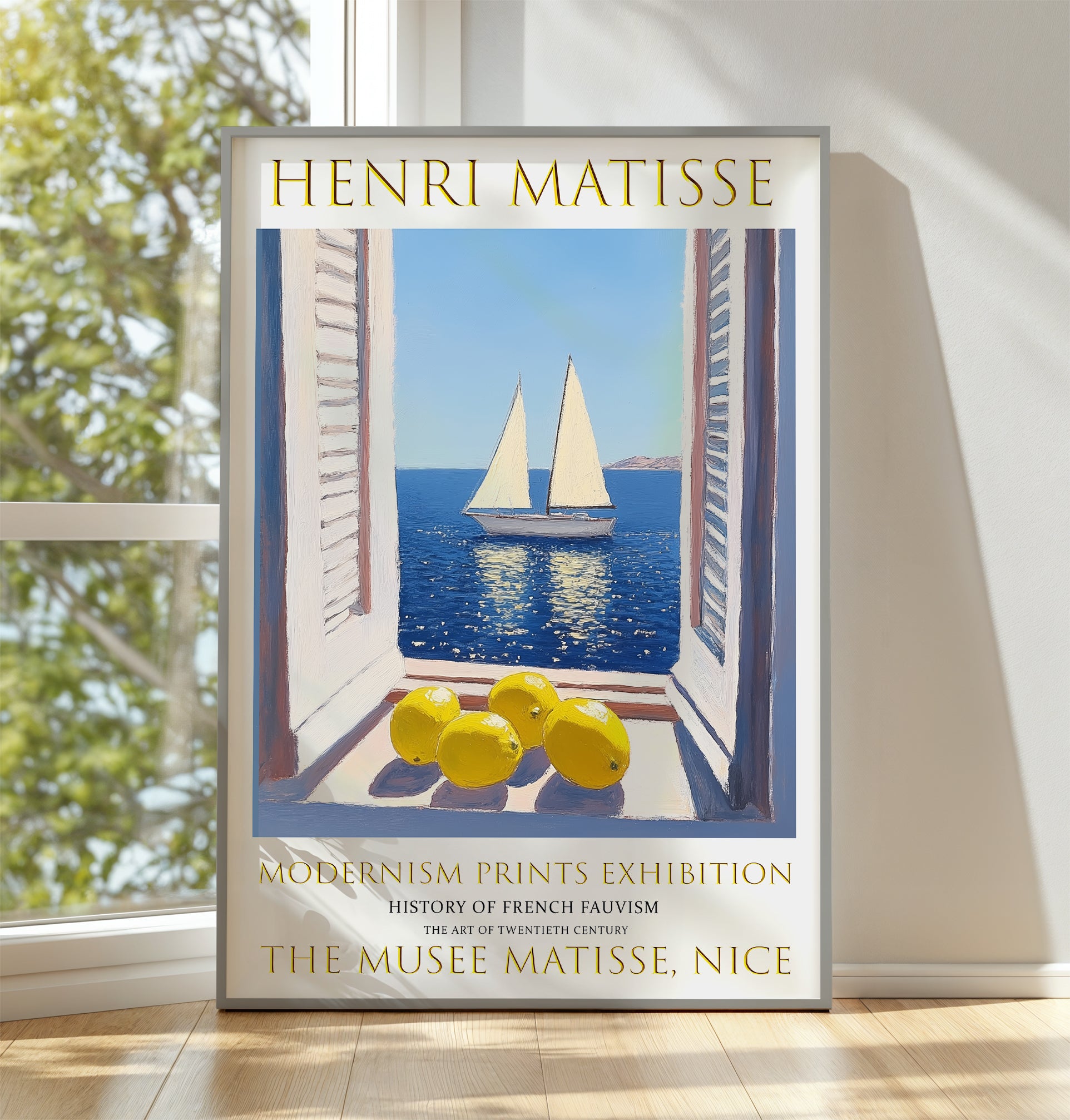 Matisse Print, Henri Matisse Poster, Open Window Exhibition Wall Art Picture