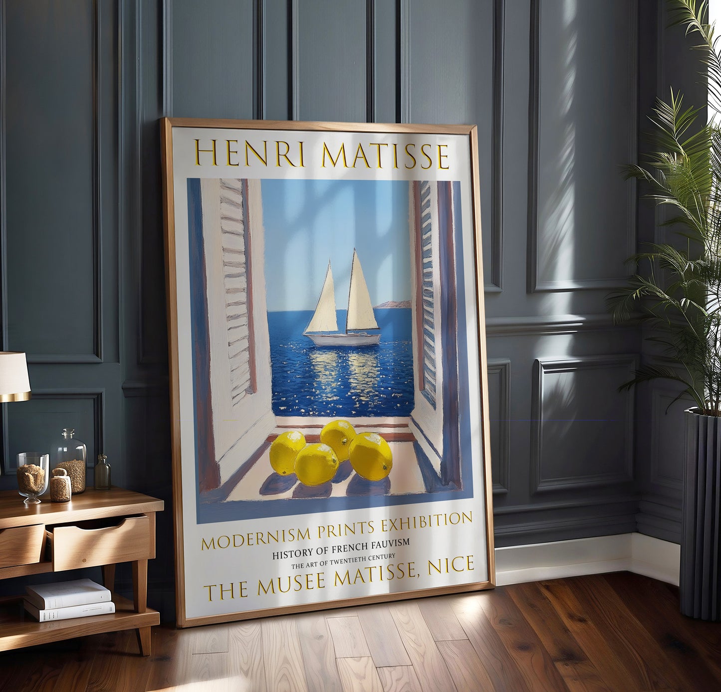 Matisse Print, Henri Matisse Poster, Open Window Exhibition Wall Art Picture