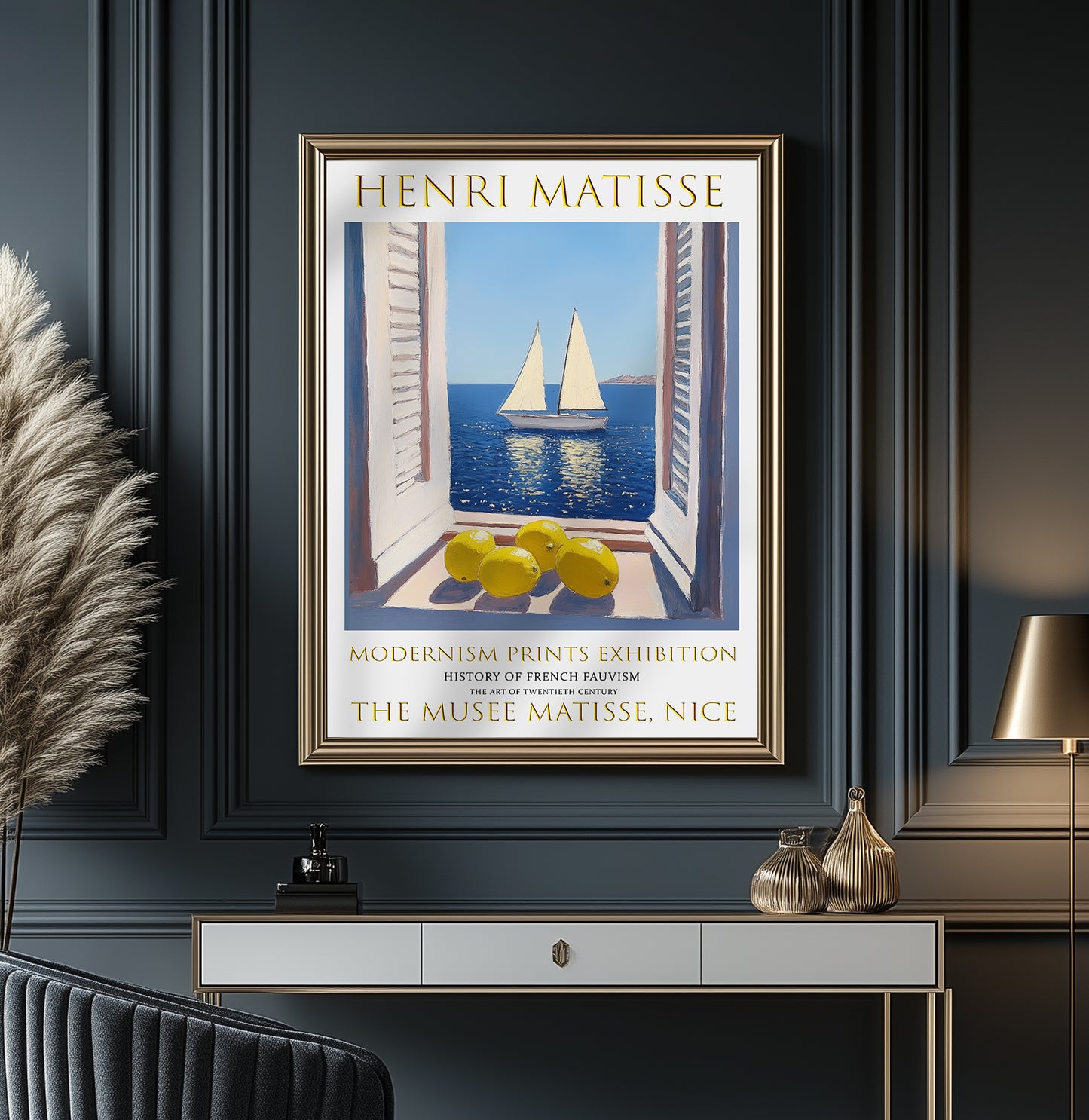 Matisse Print, Henri Matisse Poster, Open Window Exhibition Wall Art Picture