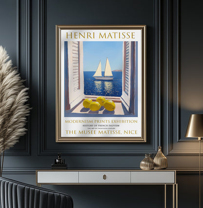 Matisse Print, Henri Matisse Poster, Open Window Exhibition Wall Art Picture