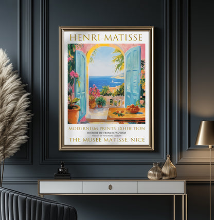 Open Window Henri Matisse Print, Henri Matisse Poster, Wall Art Picture Painting