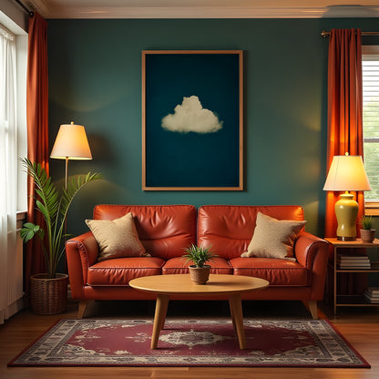 Cloud Print · Rain Cloud Wall Art · Abstract Poster Print · Minimalist Wall Art · Maximalist Decor · Sky Wall Art · Cloud Poster