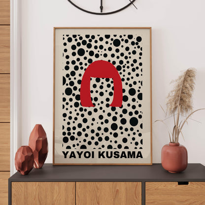 Yayoi Kusama Wall Art, Japanese Wall Art, Yayoi Kusama Print, Asian Decor. Exhibition Poster, Japanese Home Décor, Gift Idea, A2/A3/A4/