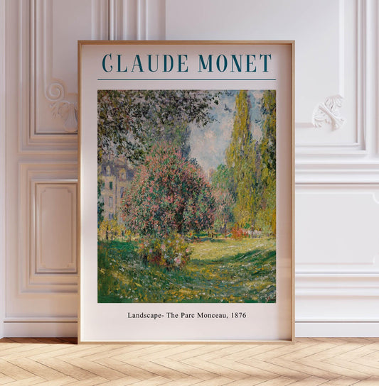 Claude Monet Poster, Landscape, Monet Print, Vintage French Home Décor, Floral Print, Floral Décor, Gift, A2/A3/A4/A5