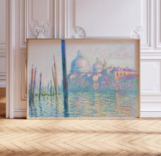 Claude Monet Poster, Grand Canal, Claude Monet Print, Vintage Home Décor, Famous Art. Wall Art Décor, Gift Idea, A2/A3/A4/A5