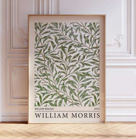 William Morris Print, William Morris Exhibition Print, William Morris Poster, Vintage Wall Art, Textiles Art, Vintage Wall Art, A2/A3/A4/A5