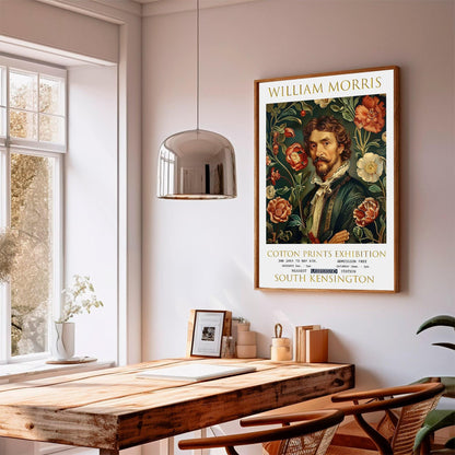 William Morris Print, William Morris Exhibition Print, William Morris Poster, Textiles Art, Floral Poster, Christopher Columbus Poster Print