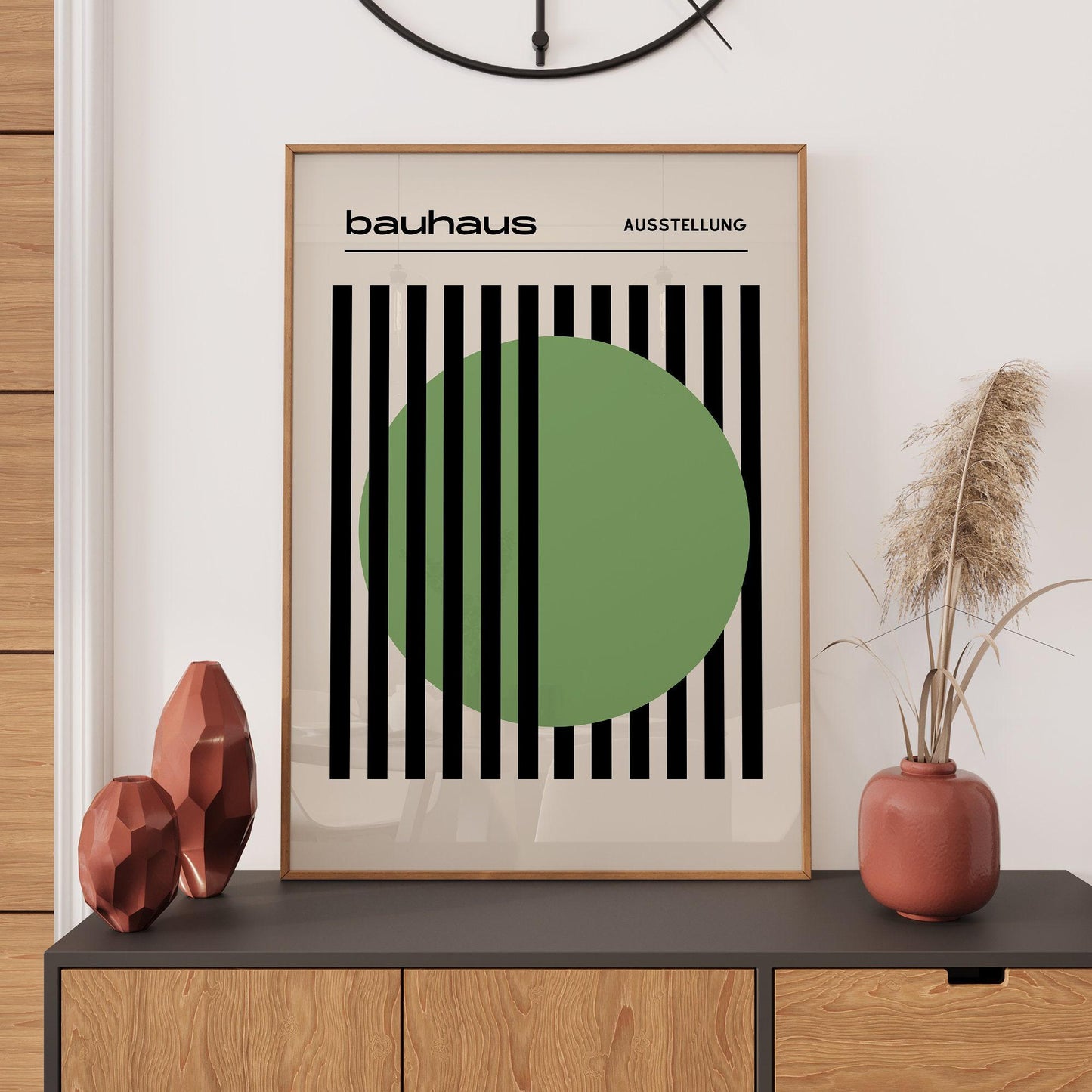 Bauhaus - Exhibition Poster: Retro Poster, Bauhaus Wall Art, Minimalist Poster, Retro Print, Home Office Décor, Gift Idea, A1/A2/A3/A4/A5