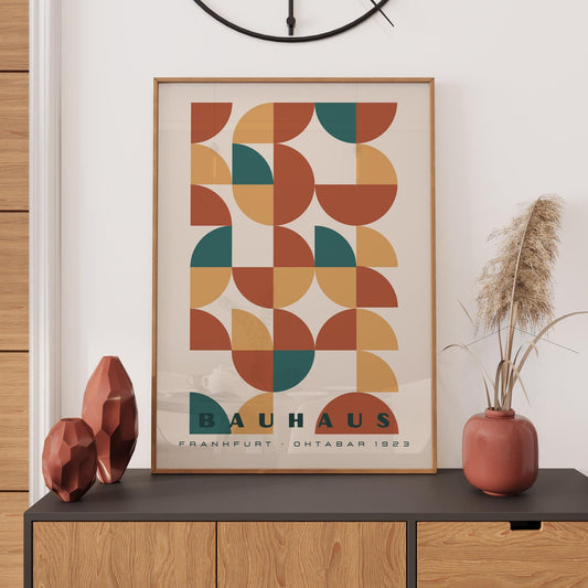 Bauhaus Poster: Retro Poster, Bauhaus Wall Art, Minimalist Wall Art, Retro Art, Living Room Décor, Vintage Décor, Gift Idea, A2/A3/A4/A5