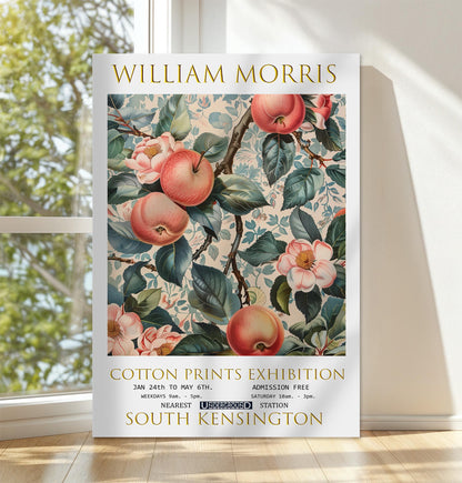 William Morris Apple Tree Canvas, William Morris Exhibition Print on Canvas, William Morris Print, Floral Canvas, Textiles Art, Home Decor