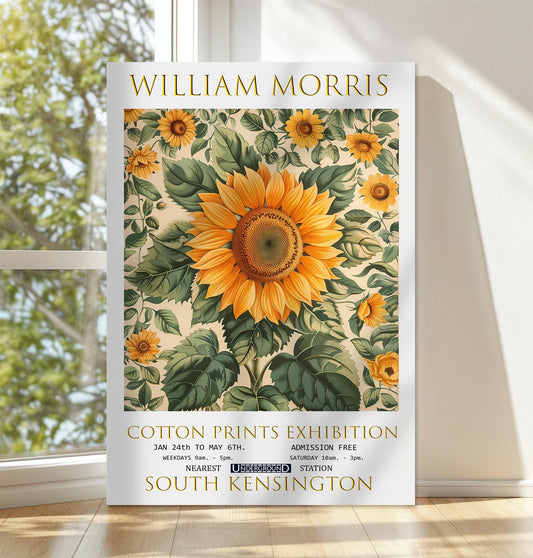 William Morris Canvas, William Morris Exhibition Print on Canvas, William Morris Print, Floral Canvas, Textiles Art, Squirrel Canvas