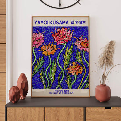 Yayoi Kusama Poster, Japanese Wall Art, Yayoi Kusama Print, Asian Art. Exhibition Poster, Japanese Home Décor, Gift Idea, A2/A3/A4/A5