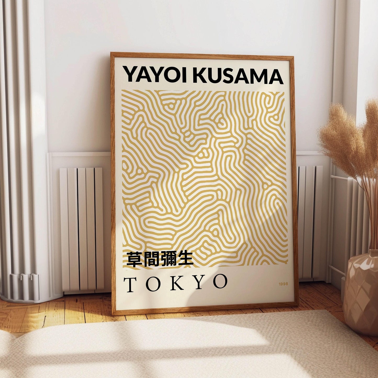 Yayoi Kusama Wall Art, Japanese Wall Art, Yayoi Kusama Print, Exhibition Poster, Pop Art. Asian Wall Décor, Gift Idea, A2/A3/A4/A5