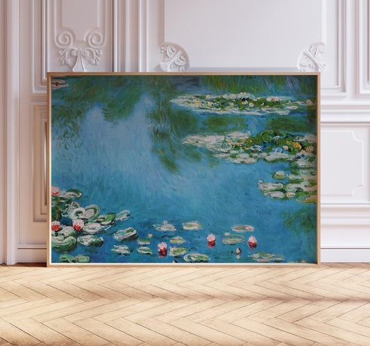 Claude Monet Wall Art, Water Lilies Art Print, Claude Monet Print, Vintage Home Décor, Famous Art. Floral Print, Gift Idea, A2/A3/A4/A5