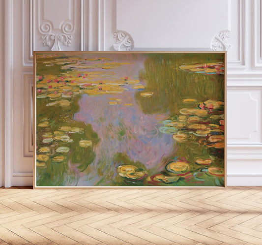 Claude Monet Poster, Water Lilies Art Print, Claude Monet Print, Vintage Home Décor, Famous Art. Floral Wall Décor, Gift Idea, A2/A3/A4/A5