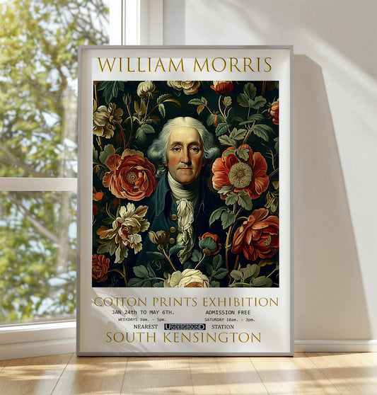 William Morris Print, William Morris Exhibition Print, William Morris Poster, Textiles Art, Vintage Poster, George Washington Poster Print